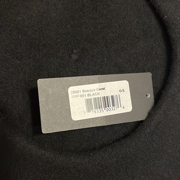 Parkhurst Black Wool Beret, like new! - Picture 4 of 9